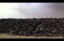 "Utylizacjaja" 7 milionów zużytych opon na pustyni w Kuwejcie