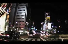 Tokio, ulice nocą. Niesamowita podróż w HD.
