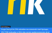 Grupa Onet.pl SA (75% udziałów ma niemiecki Axel Springer, 25% TVN)...