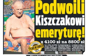 Czesław Kiszczak dostanie 8500 zł emerytury