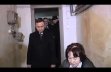 Prezydent odwiedza celę, gdzie dokonywano egzekucji Żołnierzy Wyklętych