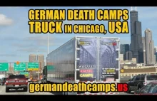 Ciężarówka "German Death Camps" po raz pierwszy na ulicach Chicago
