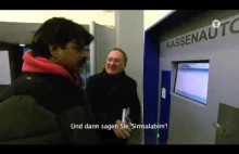 Niemiecka maszyna z pieniędzmi dla imigrantów