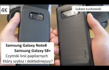 Samsung Galaxy Note8 vs Samsung Galaxy S8+ | Czytniki linii papilarnych