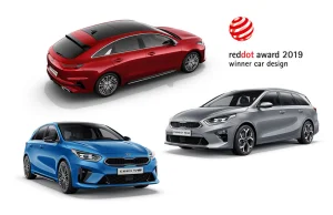 Nagrody Red Dot 2019 – kolejny potrójny triumf modeli marki Kia