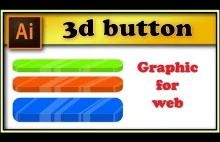 3d rectangle infographic button - Adobe Illustrator tutorial