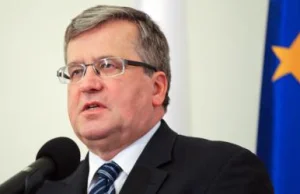 Tym razem Komorowski za komisją międzynarodową ws. Boeinga!