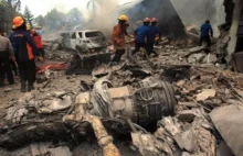 Zepsuł się silnik i samolot spadł. Katastrofa Herkulesa w Indonezji