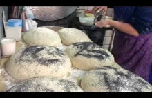 Dawniej/dziś - Pieczenie chleba w piecu