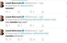 "Nazwisko!" czyli wszystkie najlepsze tweety Leszka Balcerowicza