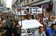 Hiszpania: Rozpędzony protest przeciw wizycie papieża