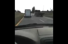 Wypadek na autostradzie w USA.