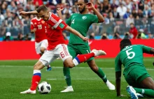 MŚ 2018 w piłce nożnej. Mecz Rosja - Arabia Saudyjska. Zwycięstwo gospodarzy