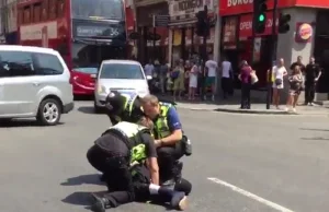 Londyn: Mężczyzna zaatakował policjanta krzycząc "Allah Akbar"