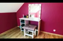 011 How to make a makeup dressing table in hollywood style. Toaletka w h...