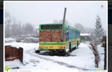 Tak skończył smutny autobus...