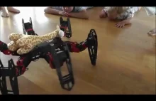 Świetna zabawka robot-pająk