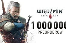 Milion preorderów gry Wiedźmin 3!