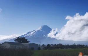 Mount Taranaki, "japoński" wulkan w Nowej Zelandii