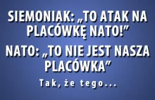 "To atak na placówkę NATO!". NATO: "To nie jest nasza placówka".