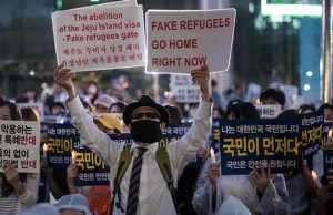 Wielkie protesty w Korei Południowej. Koreańczycy nie chcą uchodźców!