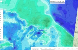 16*C różnicy temperatury na 100 km w Polsce