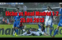 Elche vs Real Madrid 1-2 (25.09.2013) - Skandaliczny rzut karny