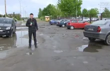 Obczajcie spoko parking przy szpitalu w Gorzowie