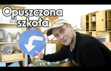 Opuszczona szkoła pełna wyposażenia