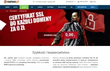 Nazwa.pl reklamuje swoje produkty zbrodniarzem wojennym