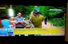 Kolejna wpadka na żywo "TVN i Polsat kłamie"