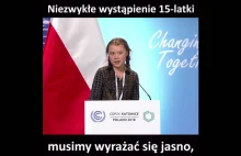 Zobaczcie jak 15-latka stawia do pionu "krawaciarzy" na szczycie klimatycznym