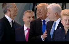 Ameryka zawsze pierwsza! Trump odepchnął premiera Czarnogóry by być na przedzie!