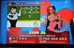 Teleturnieje na TV4 - wałek czy wyższa matematyka