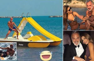 Gianluca Vacchi 50l. król Instagrama, "Milioner" okazał się bankrutem z długami.