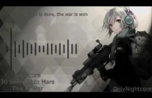 Nightcore - This Is War [Lyrics]