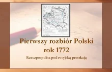 Pierwszy rozbiór Polski 1772 rok - film edukacyjny, notatka w formie fil...