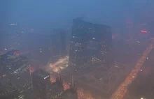 Interaktywne zdjęcia pokazujące skalę katastrofalnej ilości smogu w Pekinie