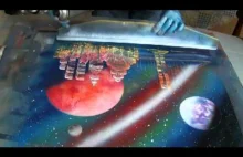 Spray paint art Marcin Kubicz