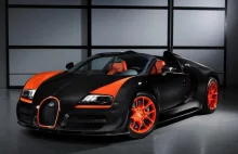 8 ostatnich egzemplarzy supersamochodu Bugatti Veyron.