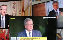 UJAWNIAMY. Zamieszanie wokół gości w TVP i TVN24. Bronisław Komorowski...