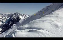 Speed riding z masywu Mont Blanc