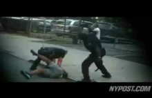 Nagrania ukazujące brutalność policji w USA