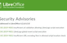 Lepiej nie zostawiać LibreOffice bez aktualizacji