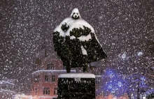 Polish Statue Becomes Darth Vader During Winter
