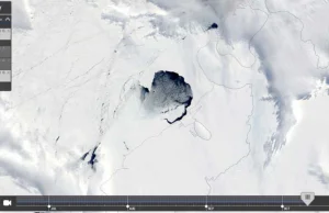 W pokrywie lodowej Antarktyki powstała ogromna dziura! Nikt nie wie co ją...