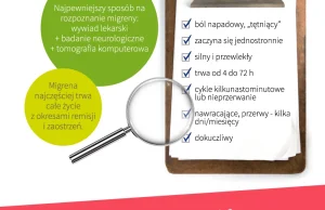 Migrenowy zawrót głowy - infografika