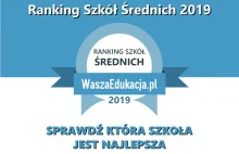 Ranking Liceów i Techników 2019!
