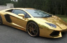 Słynne złote Lamborghini jest na sprzedaż