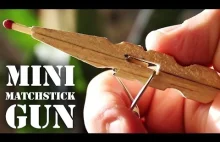 Mini Matchstick Gun - The Clothespin Pocket Pistol
